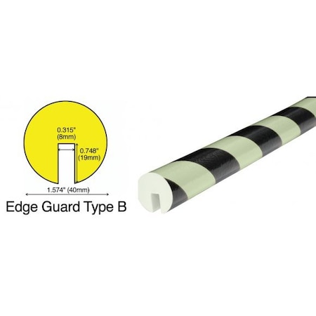 Accuform PROTECTIVE BUMPER GUARDS COLOR PRR332BKGL PRR332BKGL